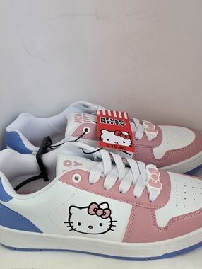 Hello Kitty by Sanrio Women's Pink Casual Court Sneakers Size 9 NWT